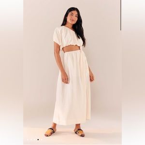 Off White Farm Rio Max Dress